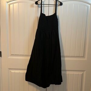 Women's Black Sleeveless Dress